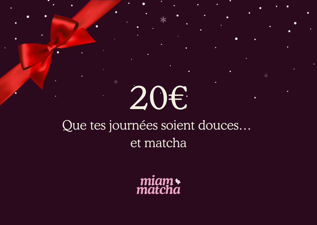 Carte Cadeau Miam Matcha