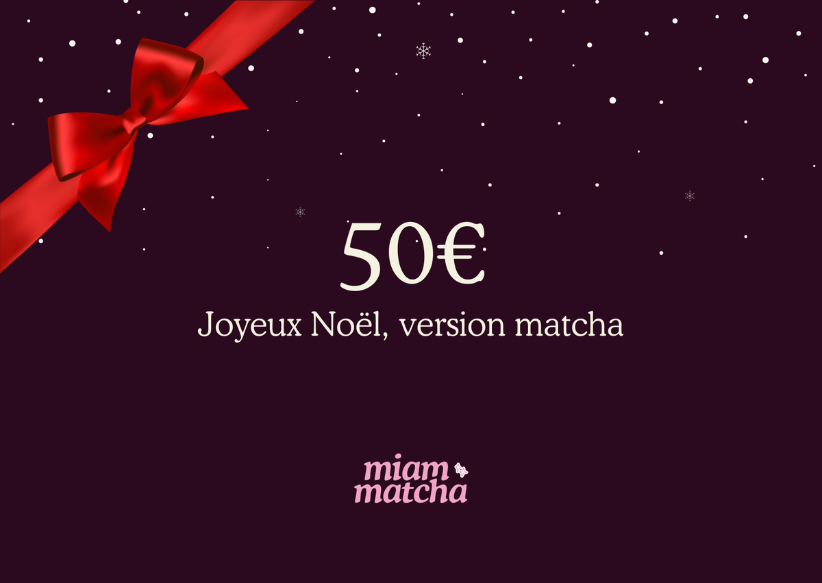 Carte Cadeau Miam Matcha