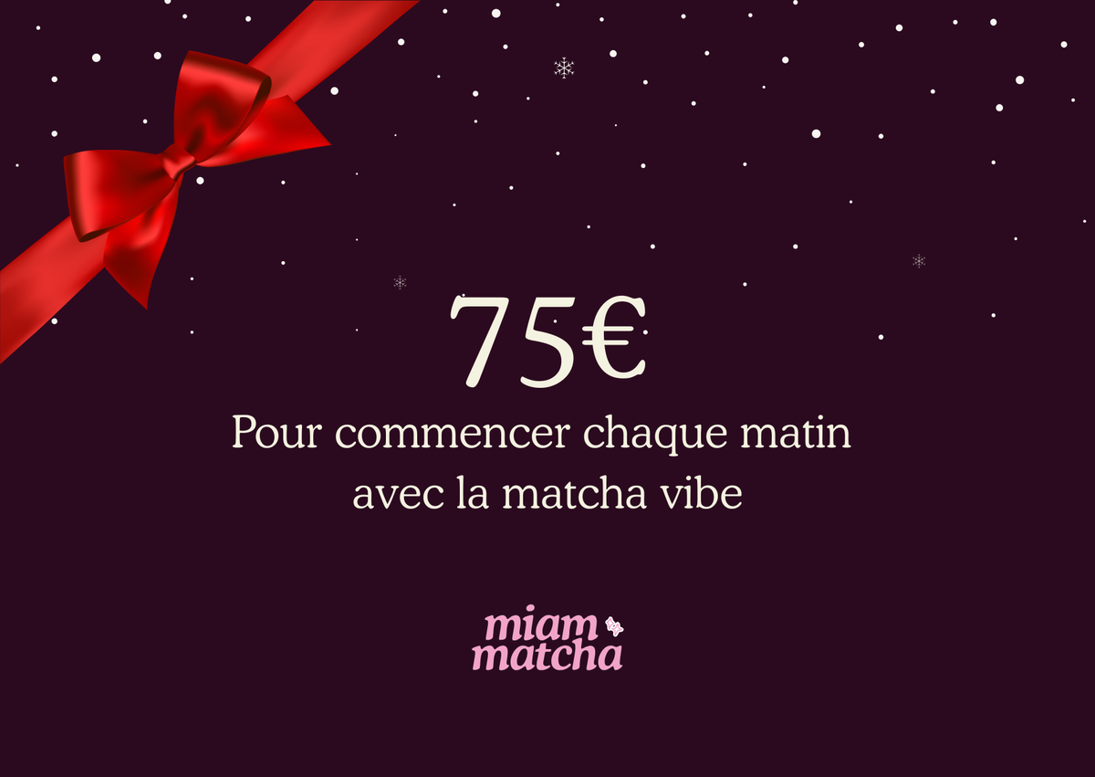 Carte Cadeau Miam Matcha