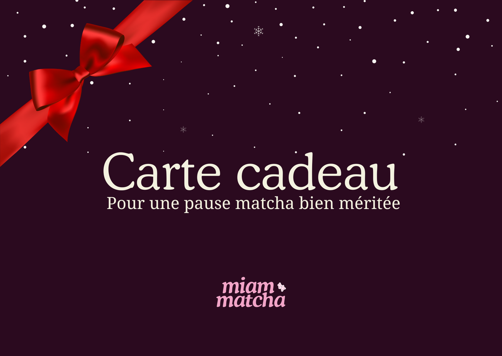 Carte Cadeau Miam Matcha